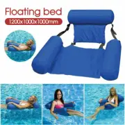 2PC Floating Water Hammock Inflatable Float Pool Lounge Bed Swimming Chair Beach