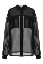 SAINT LAURENT Silk Muslin Shirt