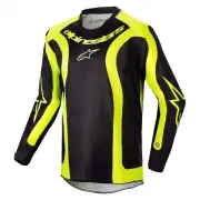 Youth Racer Lurv Jersey Black Yellow Fluo