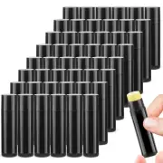 100 Pcs 5G Plastic Lipstick Tube Empty Black Lip Balm Tubes Containers Lip Gloss