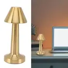 Portable Cordless Table Lamp 3-tone Light Rechargeable Gold