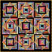 TROPPO LOCO - 55" x 55" - Quilt-Addicts Pre-cut Patchwork Quilt Kit