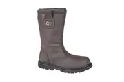 Grafters Mens Safety Toe Cap Rigger Boots (Brown Crazy Horse) - UTDF633
