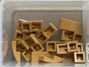 LEGO Parts - Medium Nougat Slope, Curved 2 x 1 x 2/3 - No 11477 - QTY 15