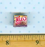 Dollhouse Miniatures Size Chocolate Pudding Box