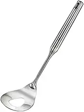 Non-Stick Meatball Spoon Ice Cream Melon Baller Scoop Kitchen Tools,Stainless Steel Scoop Maker Stainless Steel Meatball Spoon Mold Home Creative Manual Meatball Artifact(Color:Silver,Size:18.5x6cm)