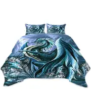 Riptide Ocean Cliffs Dragon Coverlet