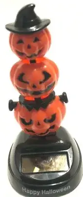 Stacked Pumpkin Solar Dancing Animated bobble Dancer