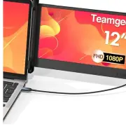 12'' Portable Laptop Monitor FHD 1080P - Dual Screen Extender for Professionals
