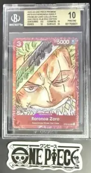 BGS 10 One Piece ST01-013 SR Roronoa Zoro - English - Card Collection Red-Graded