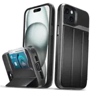 vCommute for iPhone 15 Plus/iPhone 14 Plus Wallet Case, [Military Grade Drop