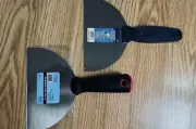 2pc NEW Warner 186 Flexible Carbon Steel 6" Drywall Putty Tape Broad Flex Knifes