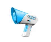 Supperstore Educational Toy Horn Voice Changer Multi-channel Voice Changer Creative Funny Handheld Loudspeaker Suitable for Children-Blue
