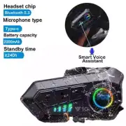Bluetooth 5.3 Helmet Headset Wireless Call Phone Kit Waterproof Earphone Speaker