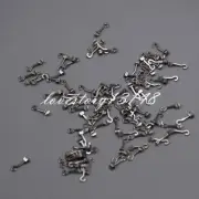 10 Packs Dental Sliding Crimpable Hooks Long Right Orthodontic Hook 100 Pcs