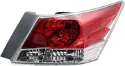1Pc Car Rear Bumper Tail Light Turn Signal Lamp Taillight Brake Stop Lamp Compatible For Accord 8th 2008-2012 2013 Car Accessories(Right Outer 2008-12)