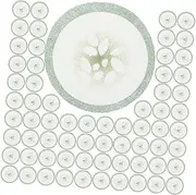 VICASKY 200pcs Cucumber Print Eye Patches Non Woven Eye Care Pads for Women Gentle Skincare Tools High Absorption Suitable for All Skin Types Breathable and Soft Texture