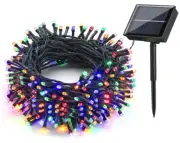 500LED 50M Multi-colored Solar Xmas Party Fairy Lights 8 Functions