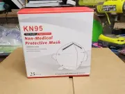 Face Mask protective 5 Boxes of 5 layers 100 total