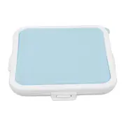 Sandwiches Storage Box Portable Sandwiches Container Lunch Box for Students Office Workers for Work Picnic Outing ,Blue