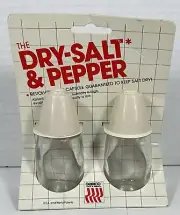 Gemco Dry Salt & Peper Shakers New in Package Vintage Kitchen Decor