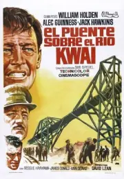 The Bridge On The River Kwai poster top to bottom William Hold- 1957 Old Photo