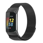 Milanese Band Metal Stainless Steel Magnet Strap for Fitbit Charge 5