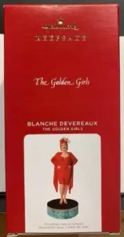 2021 Hallmark Keepsake The Golden Girls Blanche Devereaux Ornament With Sound