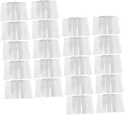 SHINEOFI 20 Pack Hardcover Textbook Covers Waterproof Book Sleeves Reusable Plastic Protectors Decorative Book Covers for Lovers