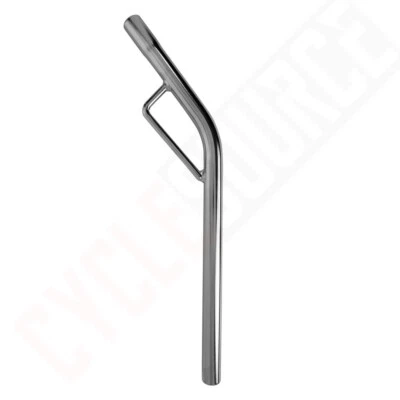 ENIX Steel Lay back W/Support Seat Post 20.7mm / 22.2mm Chrome