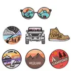 Mountains Adventure Patches Iron on/Sew on Embroidered Patch for DIY NEW