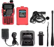 BAOFENG UV-5R+ Plus Two Way Radio, Long Range for Adults Rechargeable with Earpi