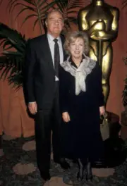 Karl Malden & Mona Graham at 59th Academy Awards Nominees Lu - 1987 Old Photo 1