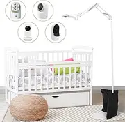 Baby Monitor Floor Stand Holder Compatible with Nanit Pro,Owlet,Vava,Infant Optics Dxr-8 Pro,Eg Vtech Vm901,Vm919HD,Motorola,Hellobaby HB65tx,Stable Support Baby Monitor Mount,Keep Baby Away