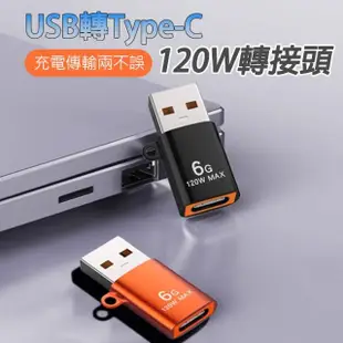 【DoLiYa】USB轉Type-C 120W轉接頭(傳輸器/充電器 OTG功能)