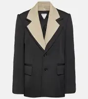 [Bottega Veneta] Bottega Veneta Single-breasted blazer AU 12 black