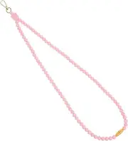 Parliky Beaded Phone Neck Strap Lanyard Lost Mobile Phone Charm with Elegant Pearl Bead Details for Keys Back Easy to Use and Secure