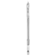 Spade Drill Bit 5/16" Paddle Flat Bits Wood Hole Cutter Silver Tone