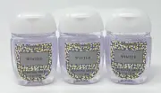 LOT OF 3 BATH & BODY WORKS WINTER POCKETBAC ANTI BACTERIAL HAND GEL SANITIZER