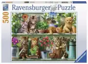 Ravensburger Cats on the Shelf Puzzle 500 Pieces Jigsaw Puzzle