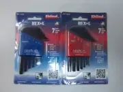 EKLIND 10507/10107 Hex-L Key allen wrench - 14pc set Metric & Standard
