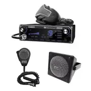 Uniden BC-980 AM/SSB Bearcat CB Radio, DRX-9010 Ext Spkr, DRX-6560 Mic, combo