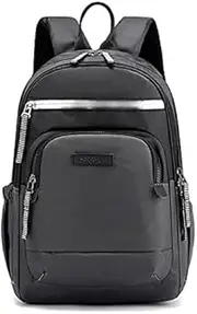 Men's and Women's Casual Shoulder Bags Outdoor Reflective Travel Backpack College Wind Bag Grey