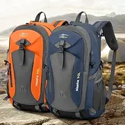 40 L Daypack Rucksack Zipper Multi Pocket - Rain Waterproof Anatomic Design Wearable Durable Outdoor Hiking Camping Military Nylon Black Army Green Red