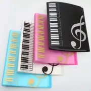 Music Book Clip Sheet Music Folder Black Blue Music Pink Waterproof White