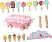SEWACC 1 Set Boys and Girls Ice Cream Van Toy Plaything Cream House Role Playset for Toddler Educational Plaything