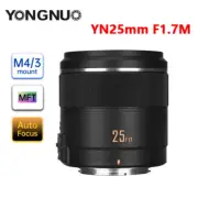 YONGNUO YN25mm F1.7M AF Auto Focus Prime Lens for M4/3 Mount Mirrorless Cameras