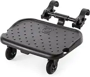 Contours Boogie Board Ride Along Baby Stroller Board, Stand Gilder Rider Accessory for Kids, Works with Select Models Only, Supports Children up to 48lbs, Black