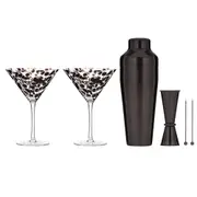 6pc Tempa Selena Cocktail Shaker/Glass Cup/Jigger/Stirrer Barware Drinkware Set