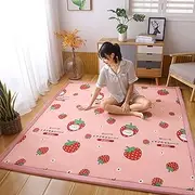 Coral Velvet Area Rugs Play Mat 3cm Extra Thick Large Area Carpet Crawling Nursery Baby Toddler Children Kids Room Non-Slip Yoga Mat Exercise Pads Tatami Mat (Style16, 120 * 200cm)